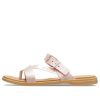 Sandales à entredoigts scintillantes Crocs Tulum (femmes) « Pink Clay » 208666-6TY