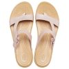 Sandales à entredoigts scintillantes Crocs Tulum (femmes) « Pink Clay » 208666-6TY