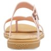 Sandales à entredoigts scintillantes Crocs Tulum (femmes) « Pink Clay » 208666-6TY