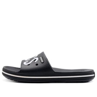 Sandales imprimées Crocs 3e génération, chaussons noirs 206003-066