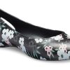 Sandales imprimées Crocs (femmes) Larua, noires, 205865-98F