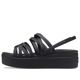 Sandales à lanières noires Crocs Brooklyn (femmes) 206751-001