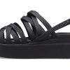 Sandales à lanières noires Crocs Brooklyn (femmes) 206751-001