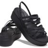 Sandales à lanières noires Crocs Brooklyn (femmes) 206751-001