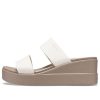 Sandales légères Crocs Brooklyn (femmes) – Gris champignon – 206219-16T