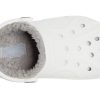 Sandales légères Crocs (GS) Classic Clog Stay Warm, blanc et gris clair, 205977-11H