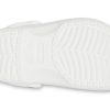 Sandales légères Crocs (GS) Classic Clog Stay Warm, blanc et gris clair, 205977-11H