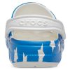 Sandales légères et confortables Crocs (femmes) USA à imprimé motif bleu rouge 205974-94S
