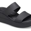 Sandales légères noires Crocs Brooklyn (femmes) 206219-060
