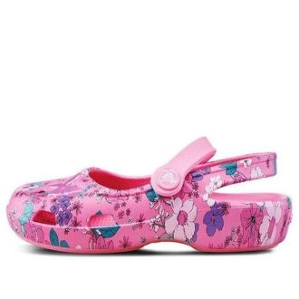Sandales Mary Jane Crocs (GS) Classic Charm « Rose violet » 206364-669