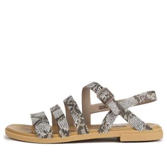 Sandales minimalistes Crocs (femmes) à motif champignon « Gris » 206107-15W