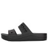 Sandales à plateforme Crocs Baya (femmes) « Core Black » 208188