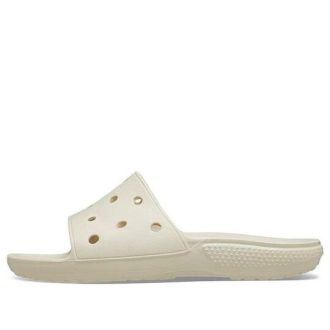 Sandales plates Crocs Classic unisexes beiges 206121-2Y2