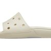 Sandales plates Crocs Classic unisexes beiges 206121-2Y2