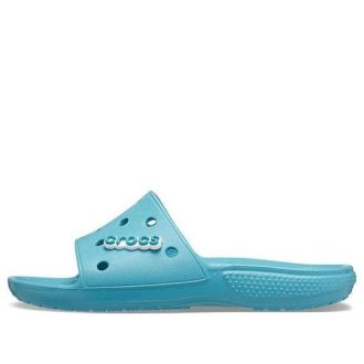 Sandales plates Crocs Classic unisexes bleu denim 206121-4ST