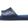 Sandales plates Crocs Reviva Bleu 205546-4HI