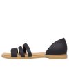 Sandales plates Crocs Tulum (femmes) « Noir » 206109-00W