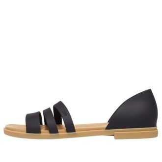 Sandales plates Crocs Tulum (femmes) « Noir » 206109-00W