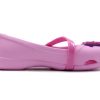 Sandales plates décontractées Crocs (PS) Lina, petites, roses, 205040-6I2