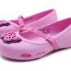 Sandales plates décontractées Crocs (PS) Lina, petites, roses, 205040-6I2