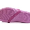 Sandales plates décontractées Crocs (PS) Lina, petites, roses, 205040-6I2
