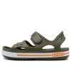 Sandales plates décontractées Crocs (PS) vert armée 14854-309
