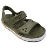 Sandales plates décontractées Crocs (PS) vert armée 14854-309