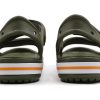 Sandales plates décontractées Crocs (PS) vert armée 14854-309
