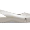Sandales plates décontractées minimalistes blanches Crocs (femmes) 206106-018