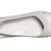 Sandales plates décontractées minimalistes blanches Crocs (femmes) 206106-018