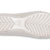 Sandales plates décontractées minimalistes blanches Crocs (femmes) 206106-018