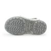 Sandales plates pailletées Crocs (GS) Isabella « Gris argenté » 205038-040