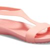 Sandales plates roses Crocs (femmes) 205469-6JC