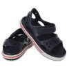 Sandales plates Velcro Sports Crocs (PS) bleu foncé 14854-462