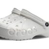 Sandales respirantes Crocs Classic Clog blanches unisexes 10126-100