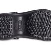 Sandales rétro Crocs Classic Clog (femmes) Noir Argent 206662-067