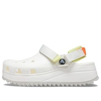 Sandales sabots Crocs Classic Hiker blanches 206772-100