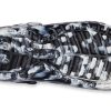 Sandales sabots d&rsquo;extérieur doublées classiques Crocs (femmes) « Marbled White Black » 207180-103
