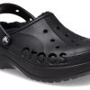 Sandales sabots doublées à plateforme Crocs Baya (femmes) « Noir » 208708-001