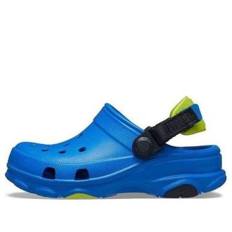 Sandales à talon plat bleues Crocs (PS) 207011-4JL
