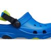 Sandales à talon plat bleues Crocs (PS) 207011-4JL