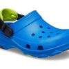 Sandales à talon plat bleues Crocs (PS) 207011-4JL