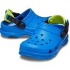 Sandales à talon plat bleues Crocs (PS) 207011-4JL