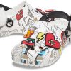 Sandales unisexes blanches Crocs Disney x Crocs Pattern 207401-100