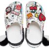 Sandales unisexes blanches Crocs Disney x Crocs Pattern 207401-100
