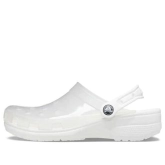 Sandales unisexes blanches transparentes Crocs (femmes) Jelly Crocs 206908-100