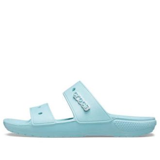 Sandales unisexes bleues Crocs Classic Clog Cozy 206761-4SS