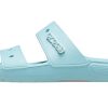 Sandales unisexes bleues Crocs Classic Clog Cozy 206761-4SS