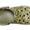 Sandales unisexes Crocs 4 à imprimé camouflage vert 206232-354