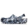 Sandales unisexes Crocs Beach Marble, noir et blanc, 206867-103